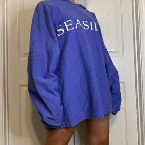 Blue seaside sweatshirt